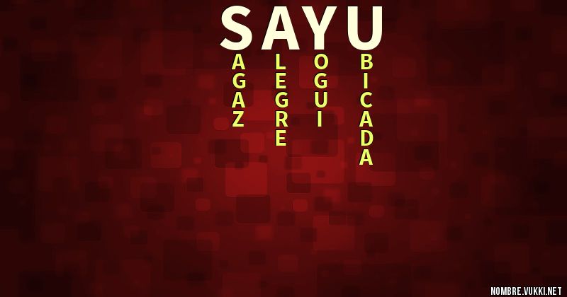 Acróstico sayu