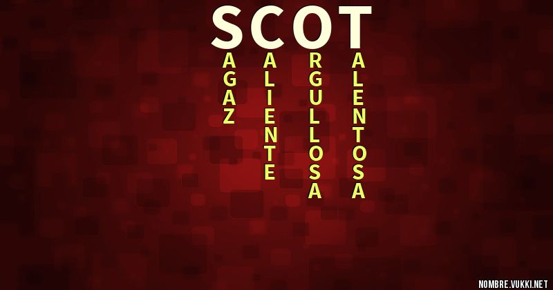 Acróstico scot