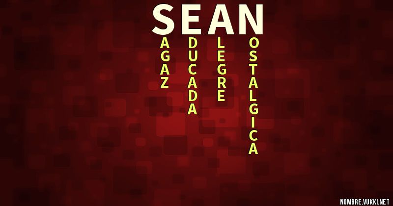 Acróstico sean