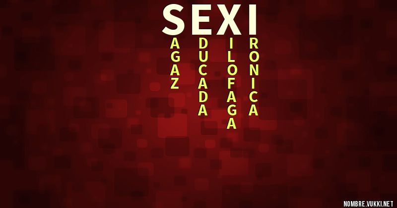 Acróstico sexi