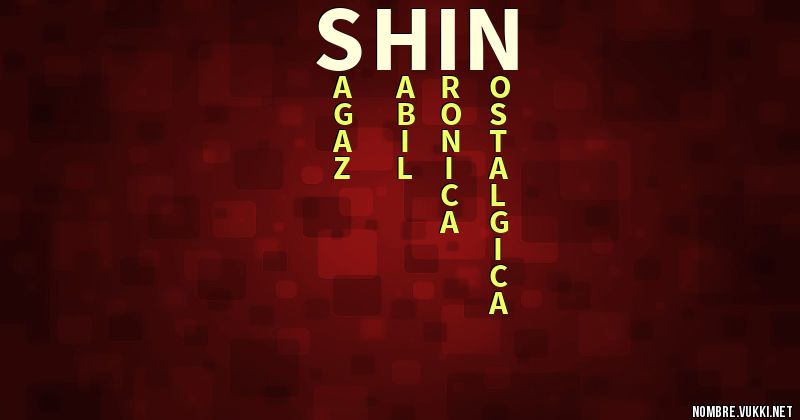 Acróstico shin