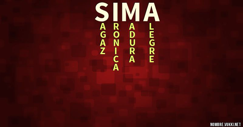 Acróstico sima