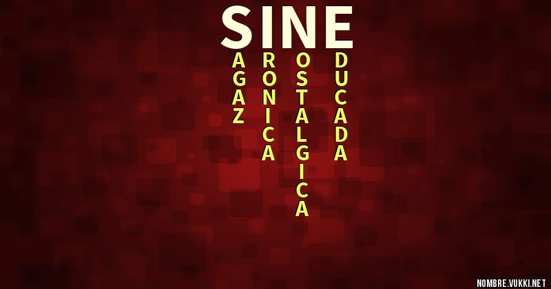 Acróstico sine