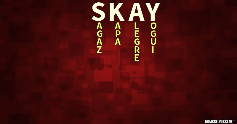 Acróstico skay