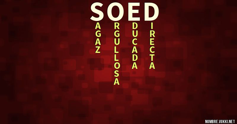 Acróstico soed