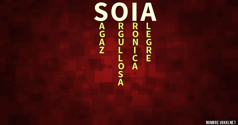 Acróstico soia