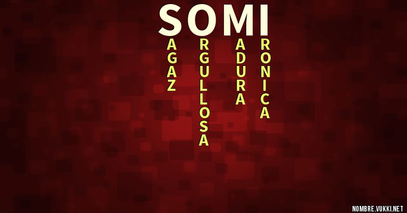 Acróstico somi