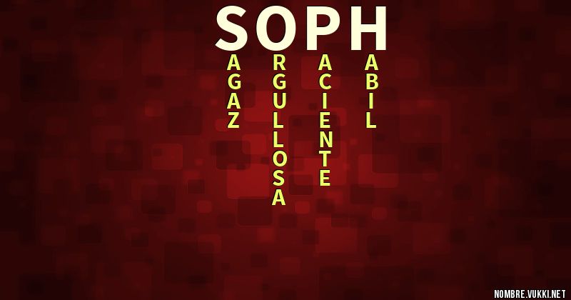 Acróstico soph