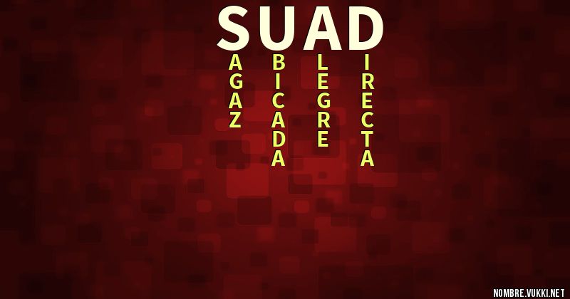 Acróstico suad