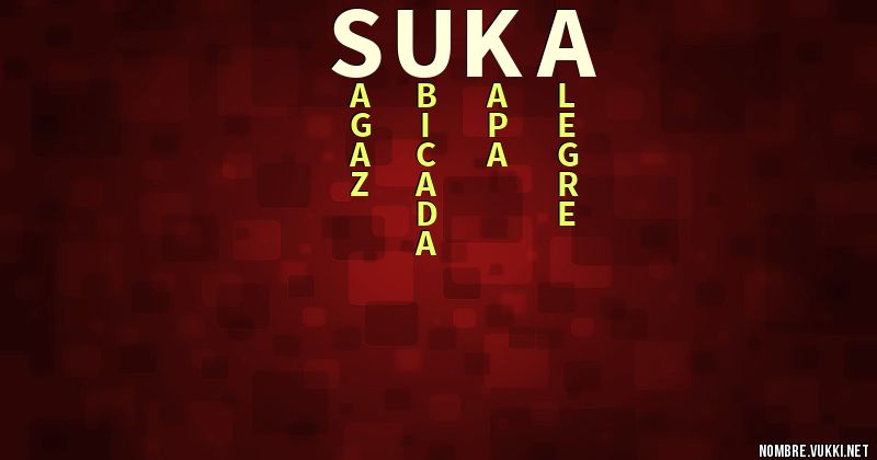 Acróstico suka