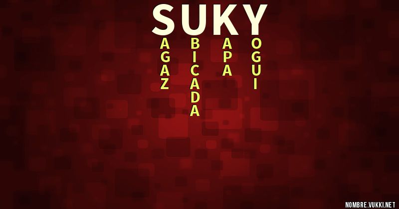 Acróstico suky