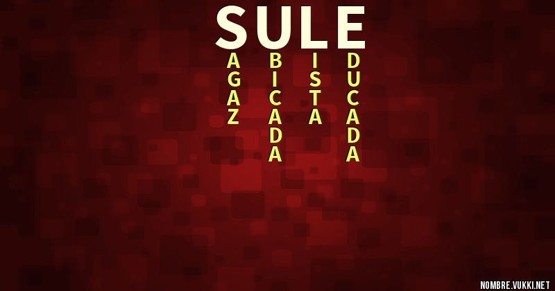 Acróstico sule