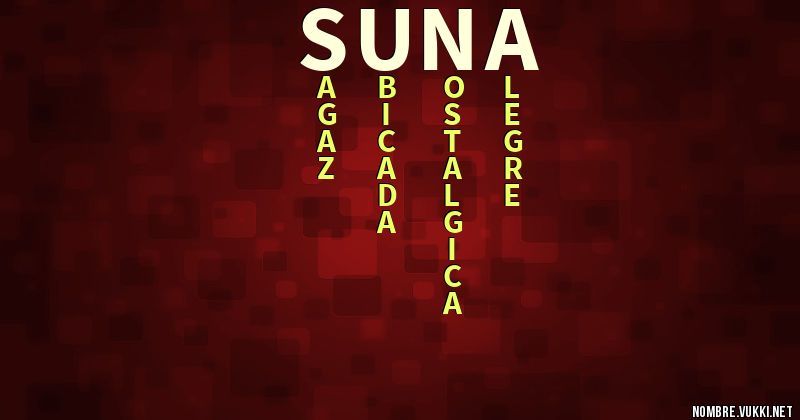 Acróstico suna