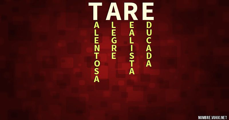 Acróstico taré