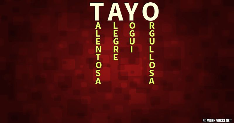 Acróstico tayo