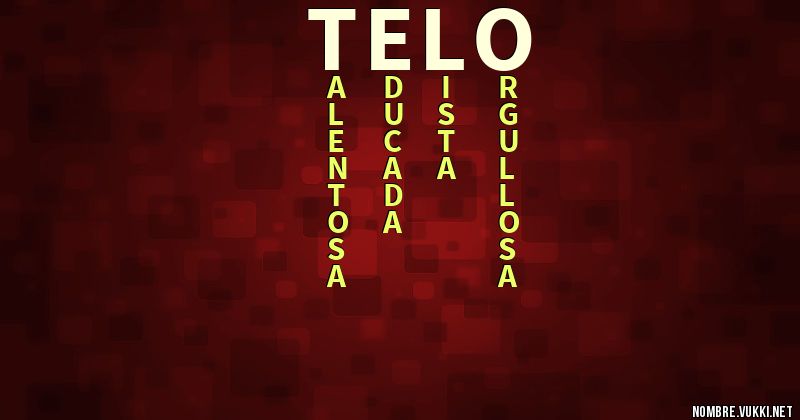Acróstico telo