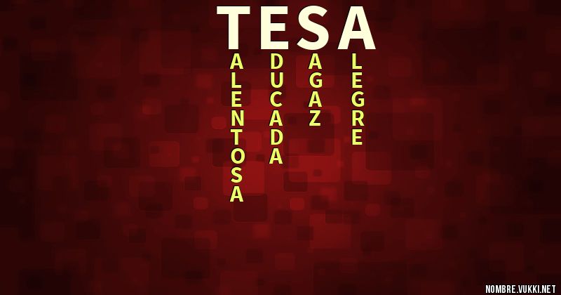 Acróstico tesa