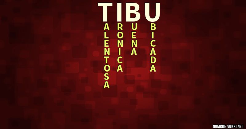 Acróstico tibu