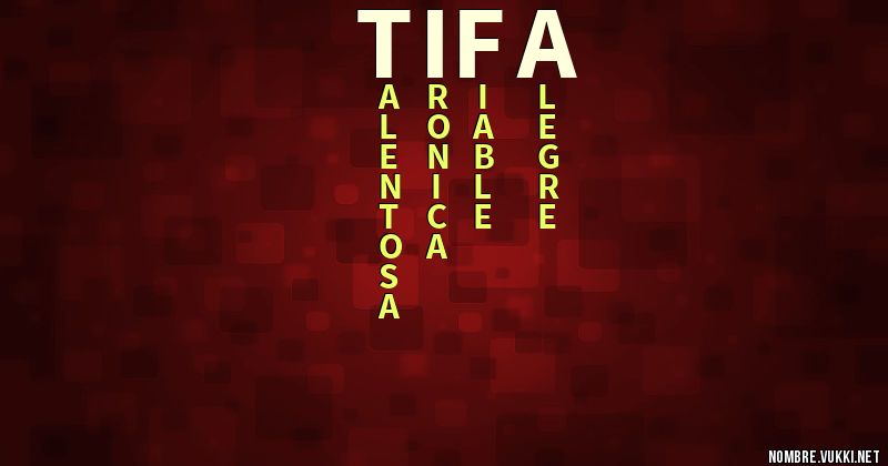Acróstico tifa