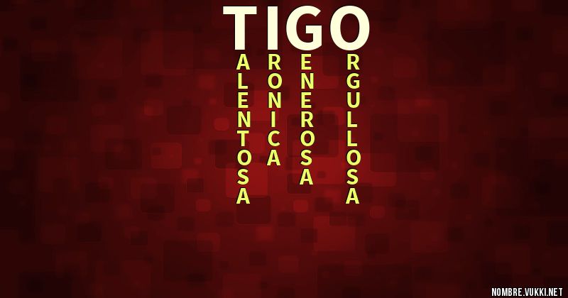 Acróstico tigo