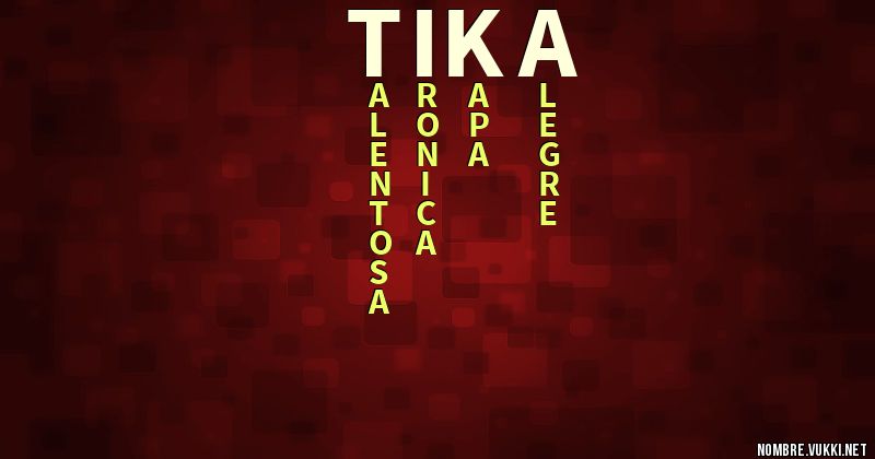 Acróstico tika