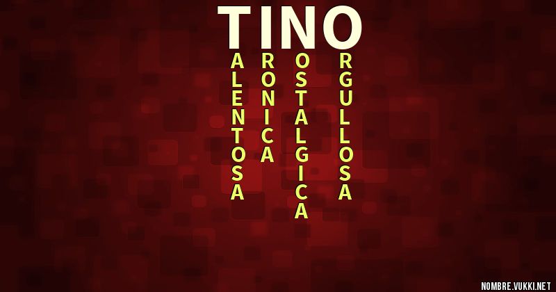 Acróstico tino
