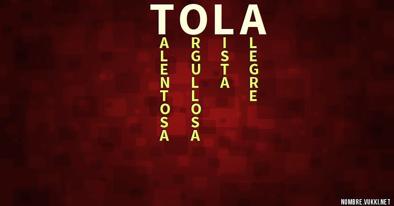 Acróstico tola