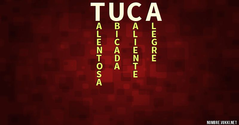 Acróstico tuca