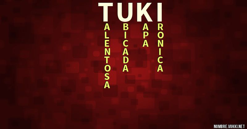 Acróstico tuki