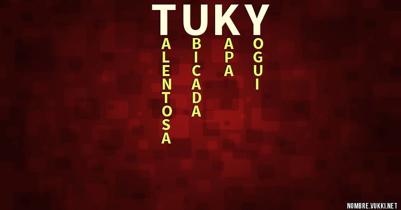 Acróstico tuky