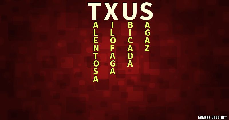 Acróstico txus