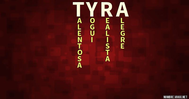 Acróstico tyra