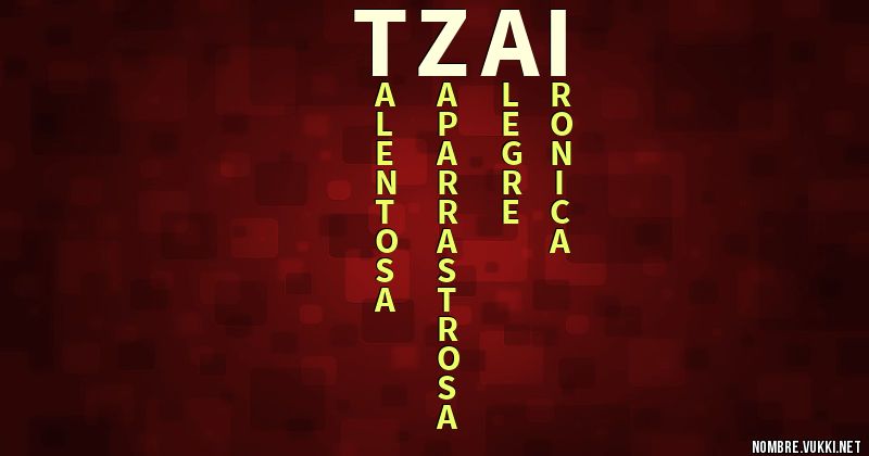 Acróstico tzai