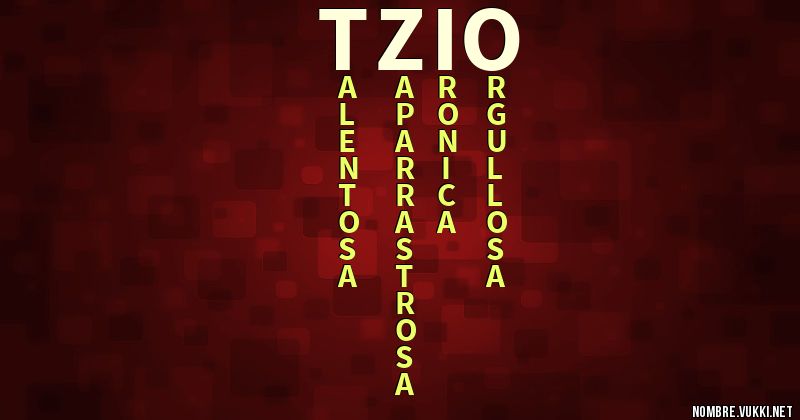 Acróstico tzio