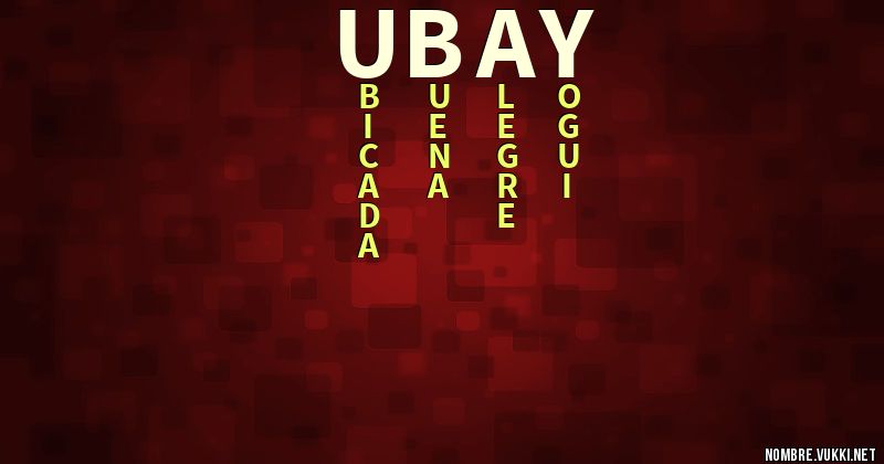 Acróstico ubay