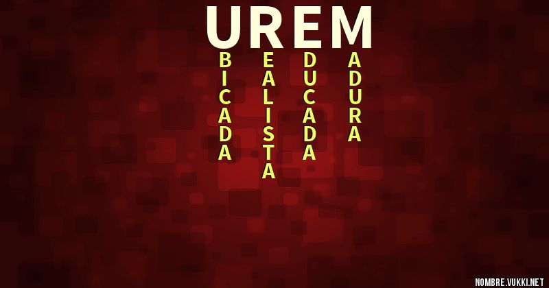 Acróstico urem