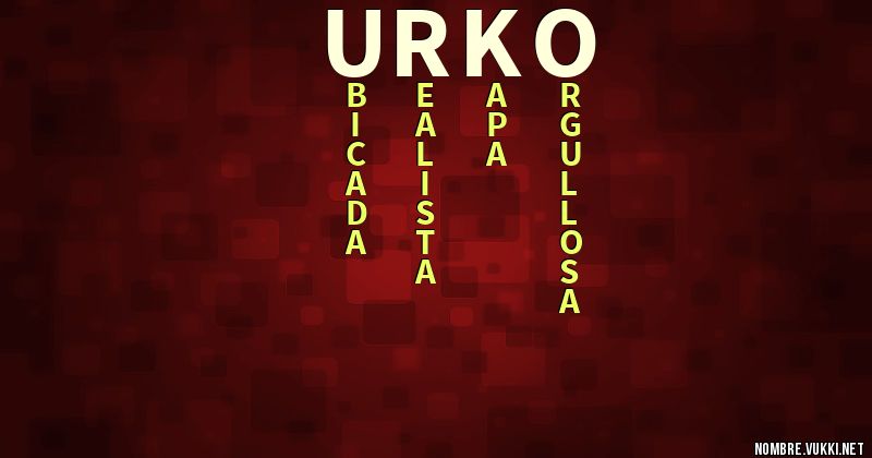 Acróstico urko