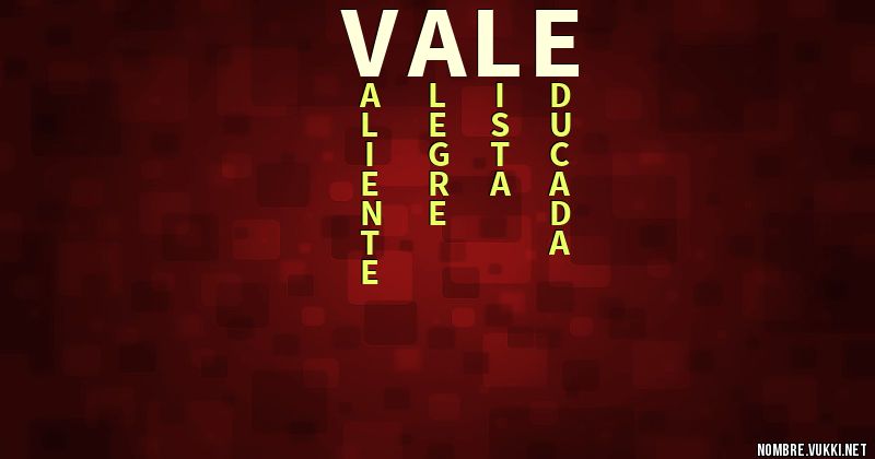 Acróstico vale