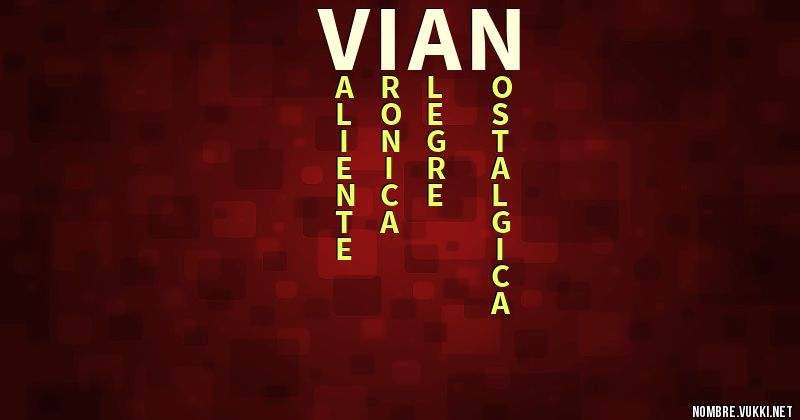 Acróstico vian