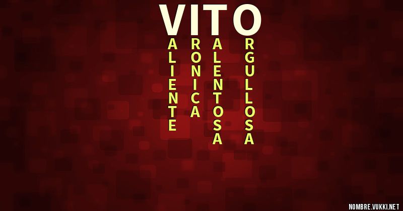 Acróstico vito