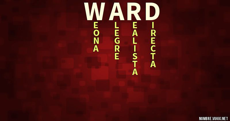 Acróstico ward