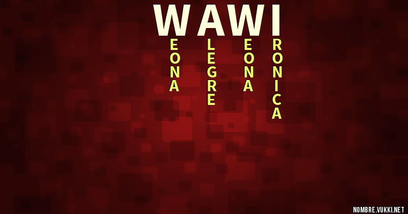 Acróstico wawi