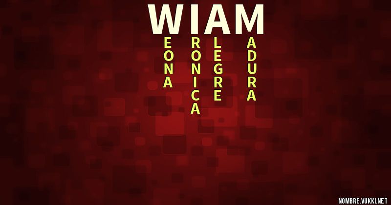 Acróstico wiam