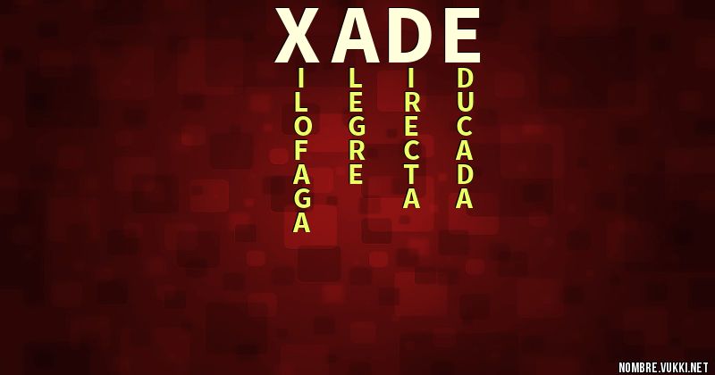 Acróstico xade