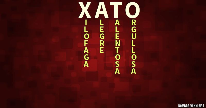 Acróstico xato