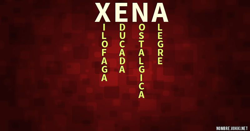 Acróstico xena