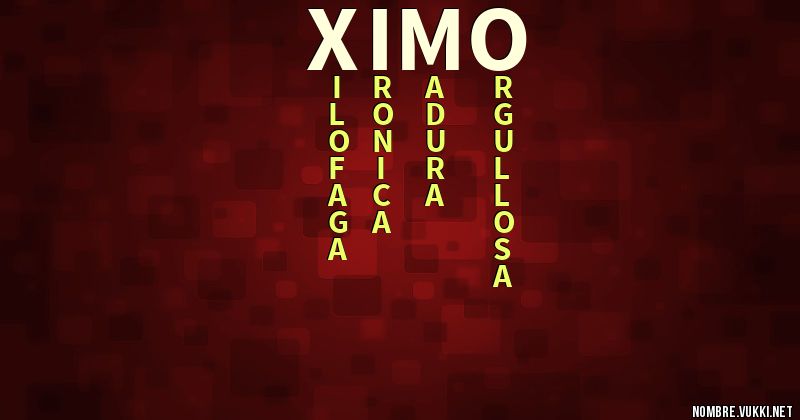 Acróstico ximo