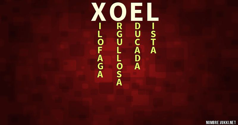 Acróstico xoel