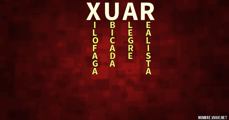 Acróstico xuar