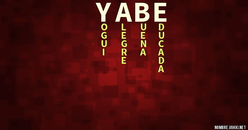 Acróstico yabe